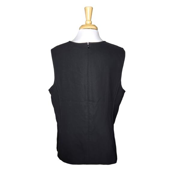 Ann Taylor Sleeveless Black High Neck Top Size 18 Tall NWT - Picture 3 of 7